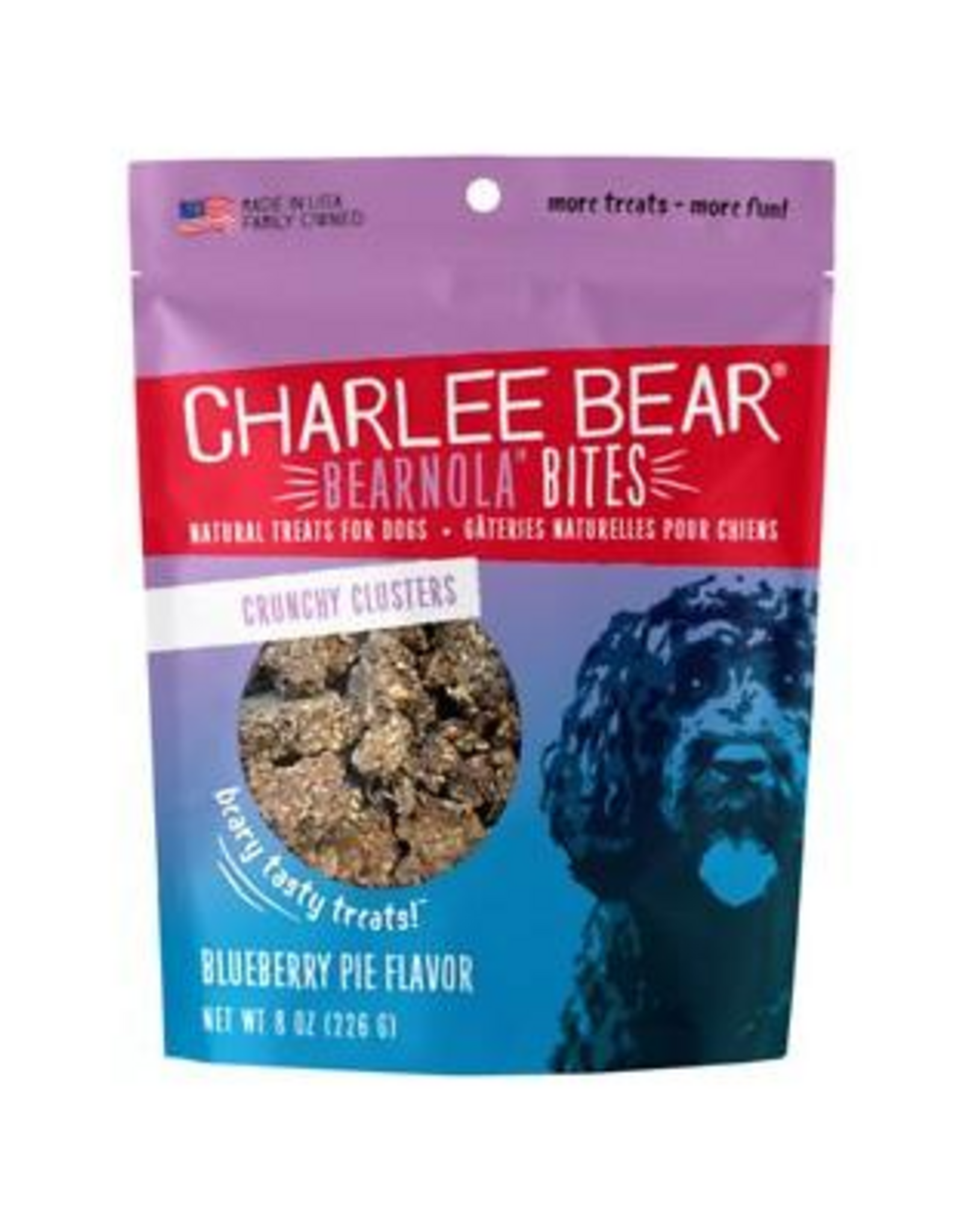 Charlee Bear Charlee Bear Bearnola Bites Blueberry Honey Dog Treats - 8 oz