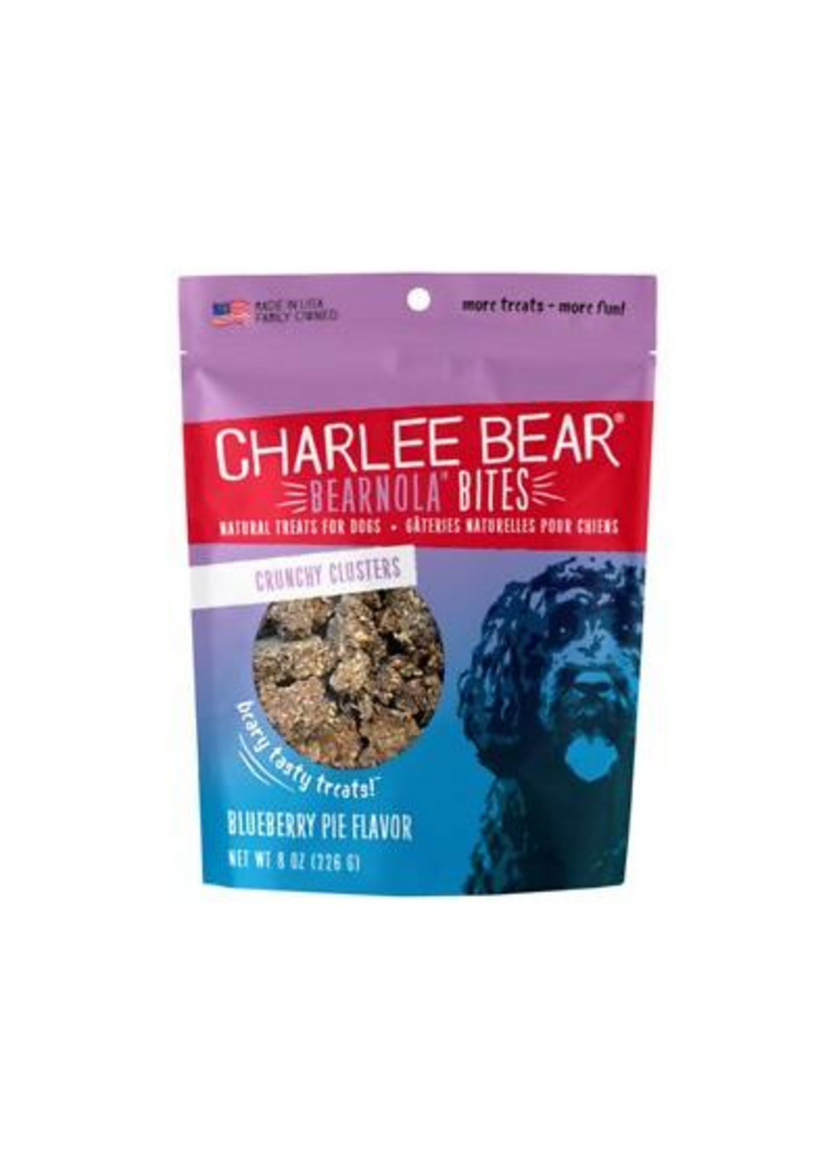 Charlee Bear Charlee Bear Bearnola Bites Blueberry Honey Dog Treats - 8 oz
