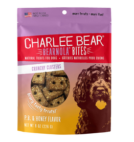 Charlee Bear Charlee Bear Bearnola Bites Peanut Butter Honey Dog Treats - 8 oz.