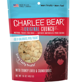 Charlee Bear Charlee Bear Original Turkey Liver & Cranberries Dog Treats - 16 oz.