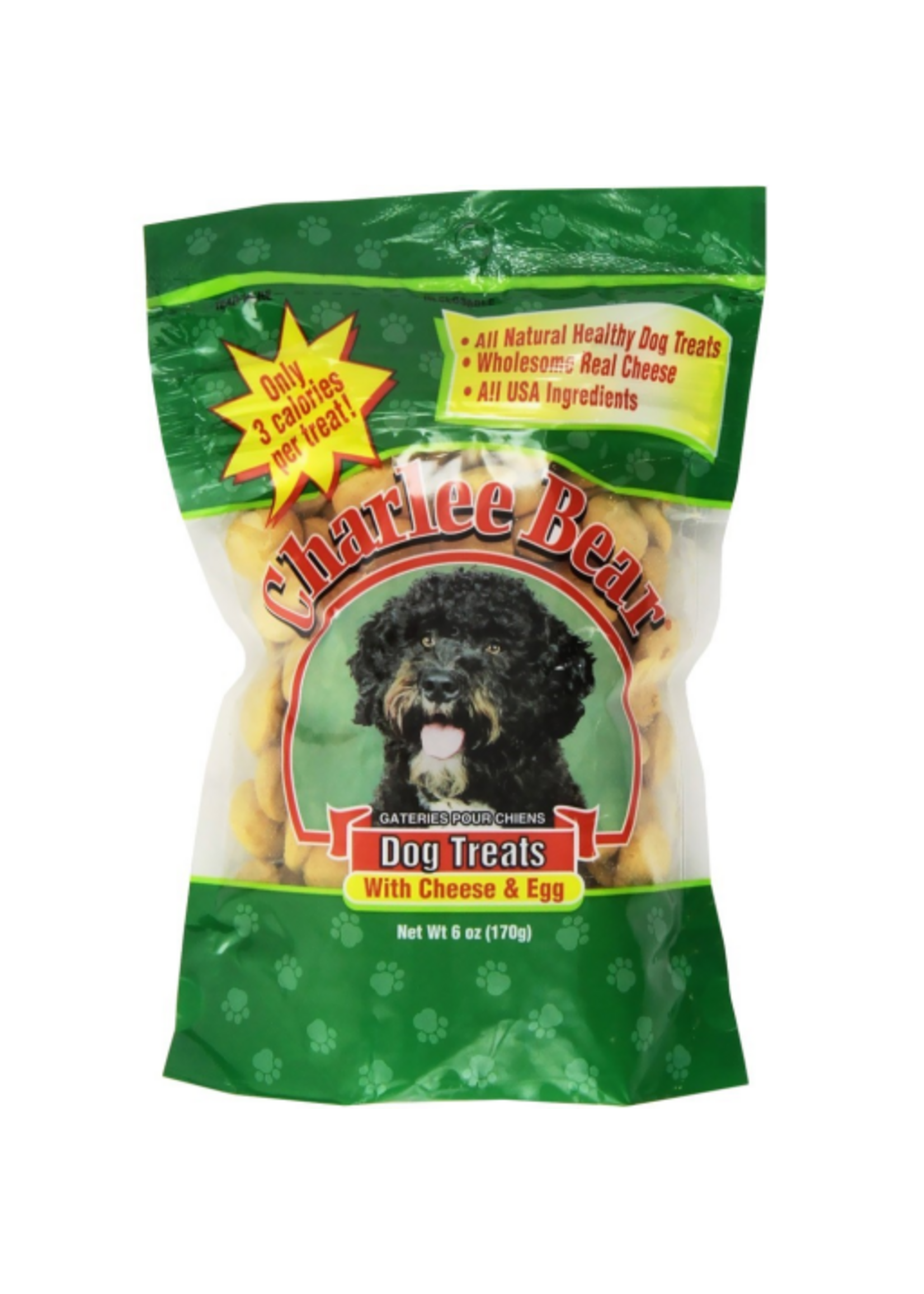 Charlee Bear Charlee Bear Original Cheese & Egg Dog Treats - 6 oz.
