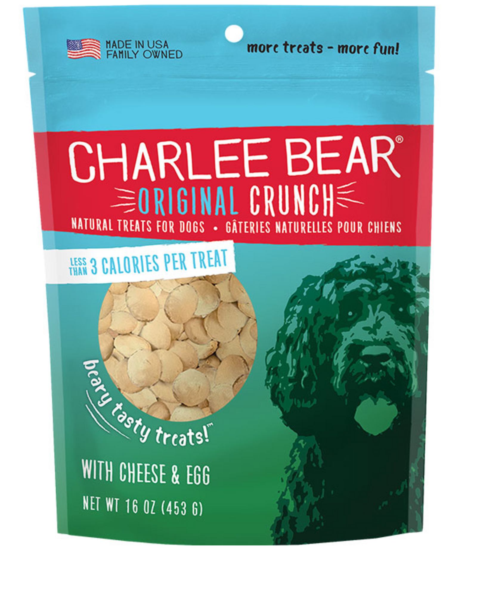 Charlee Bear Charlee Bear Original Cheese & Egg Dog Treats - 16 oz.