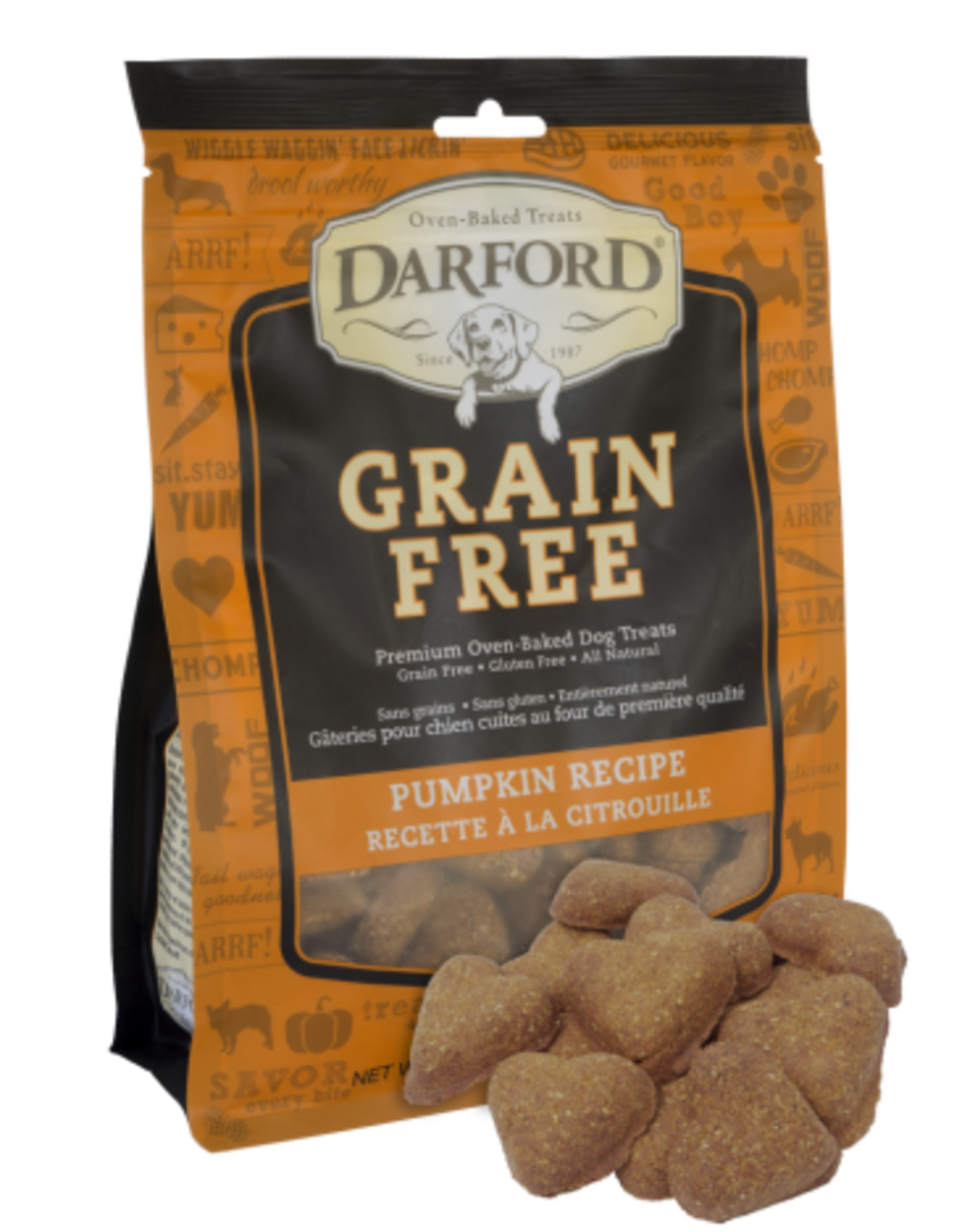 Darford Darford Grain Free Pumpkin Recipe Dog Biscuits - 12 oz