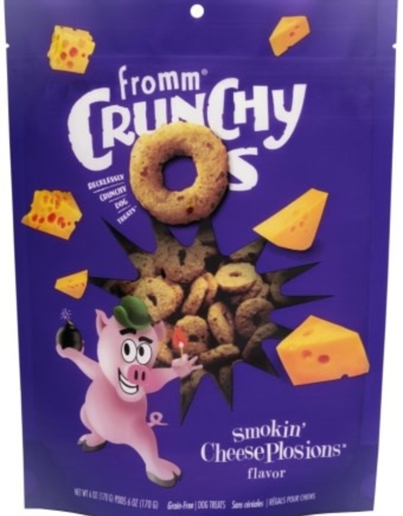 Fromm Fromm Crunchy Os Smokin' CheesePlosions Dog Treats - 26 Oz