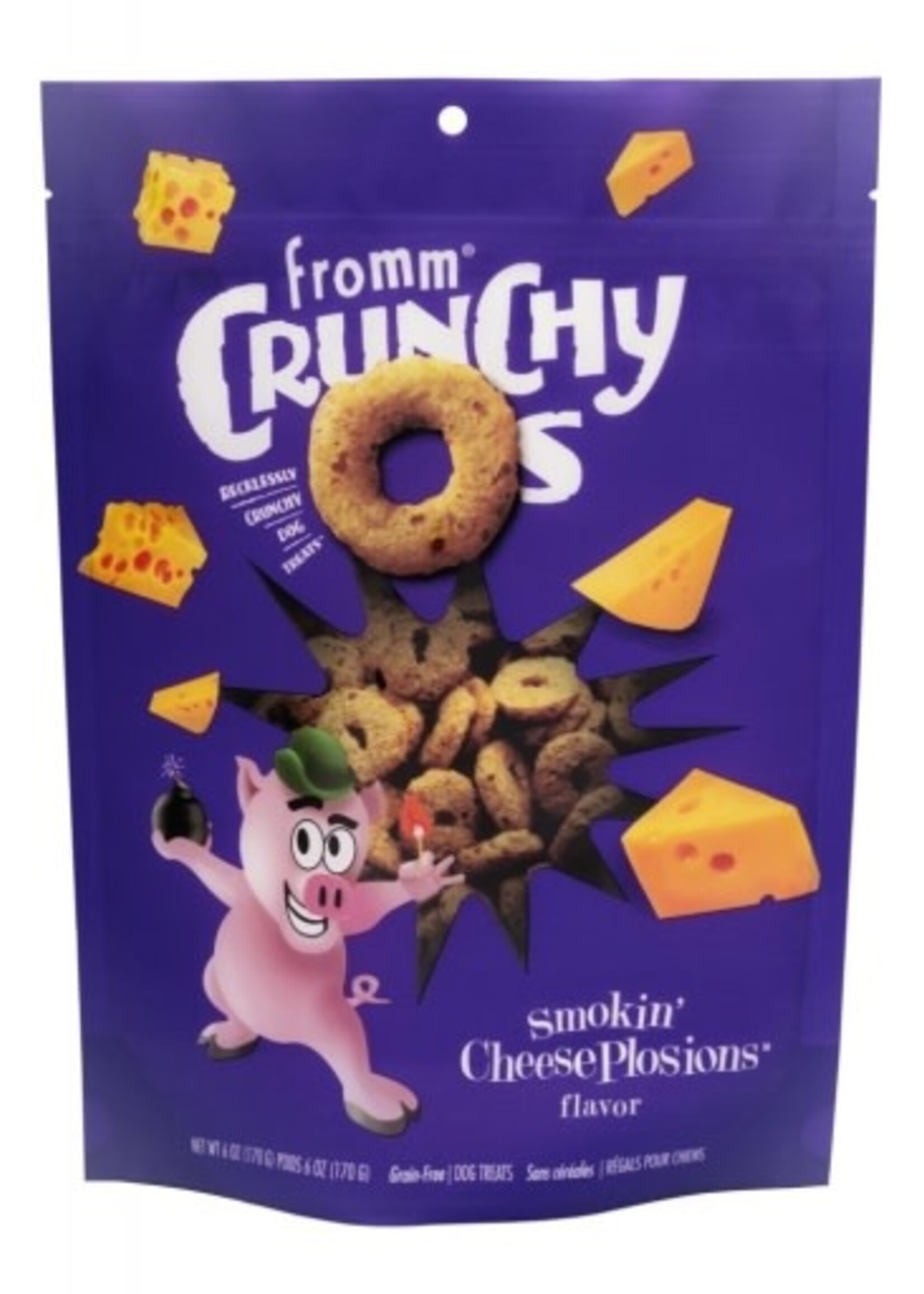 Fromm Fromm Crunchy Os Smokin' CheesePlosions Dog Treats - 26 Oz