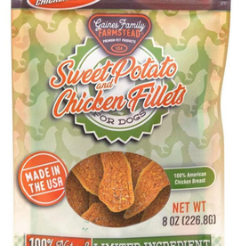 Gaines Family Farmstead Sweet Potato & Chicken Fillets Dog Treats - 8 oz