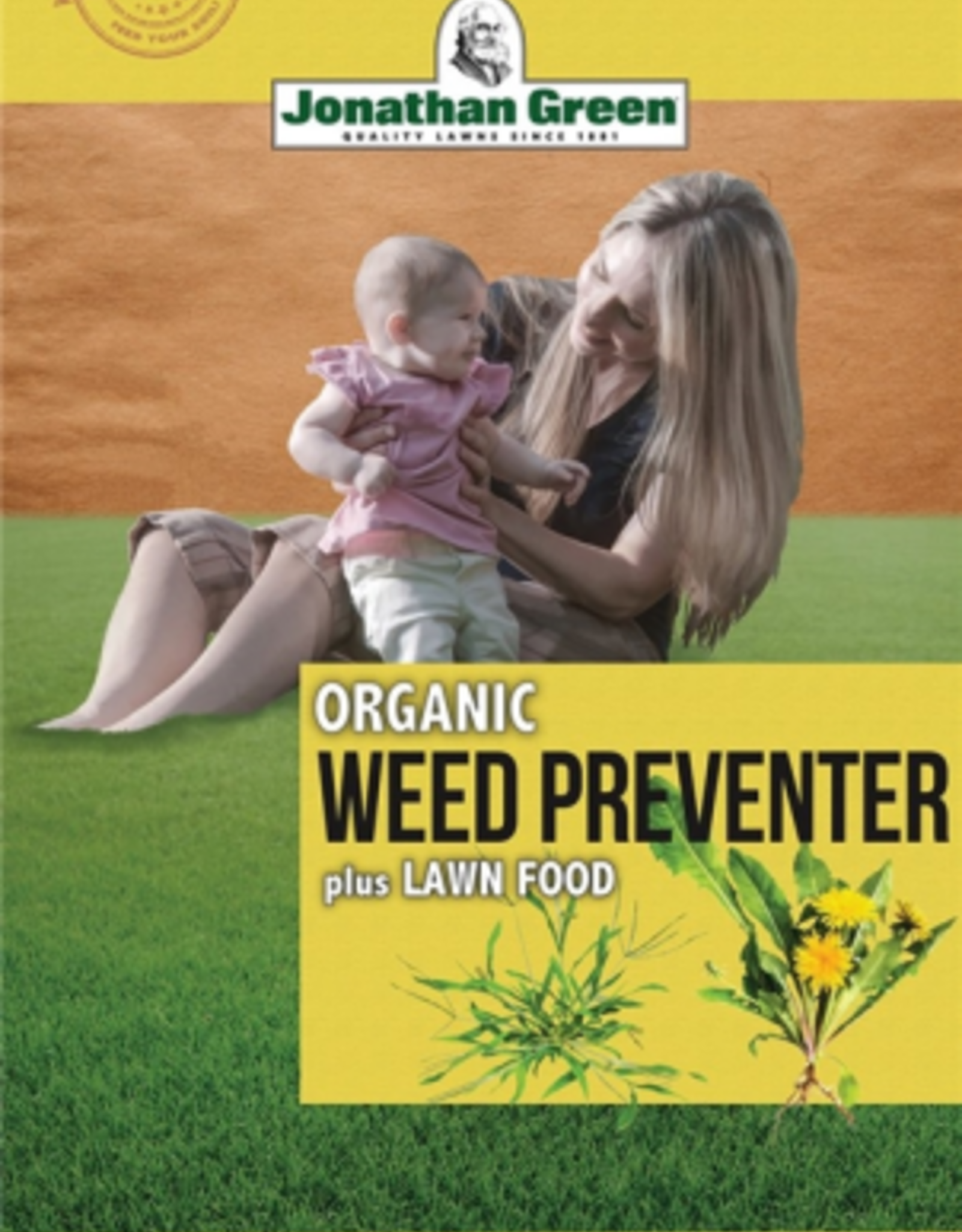 Jonathan Green Jonathan Green Corn Gluten Weed Preventer w/ Lawn Food - 15 lb, 5,000 sq ft