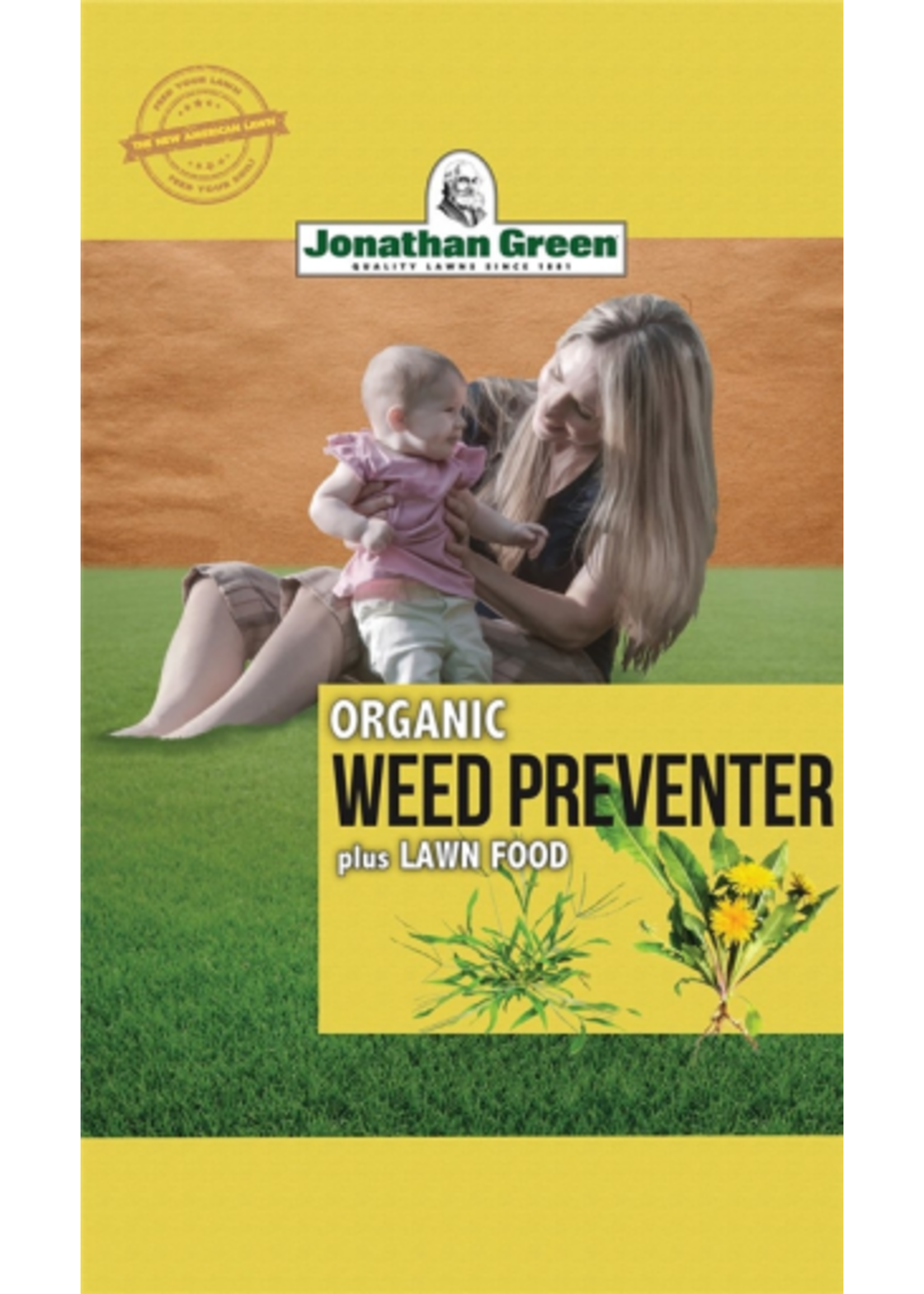 Jonathan Green Jonathan Green Corn Gluten Weed Preventer w/ Lawn Food - 15 lb, 5,000 sq ft