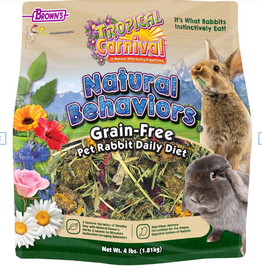 Brown's Tropical Carnival Natural Behaviors Rabbit 4Lb