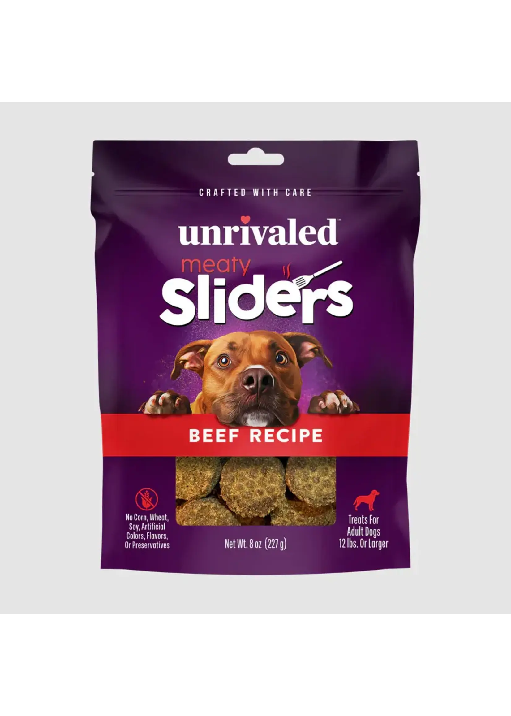 Kalmbach Unrivaled Meaty Sliders Beef Dog Treats - 8 oz
