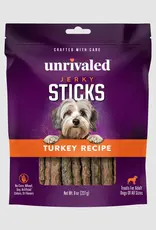 Kalmbach Unrivaled Jerky Sticks Turkey Dog Treats - 8 oz