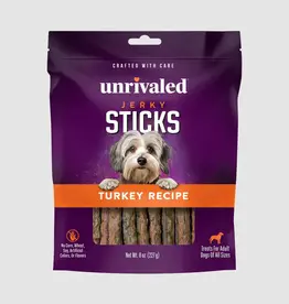 Kalmbach Unrivaled Jerky Sticks Turkey Dog Treats - 8 oz