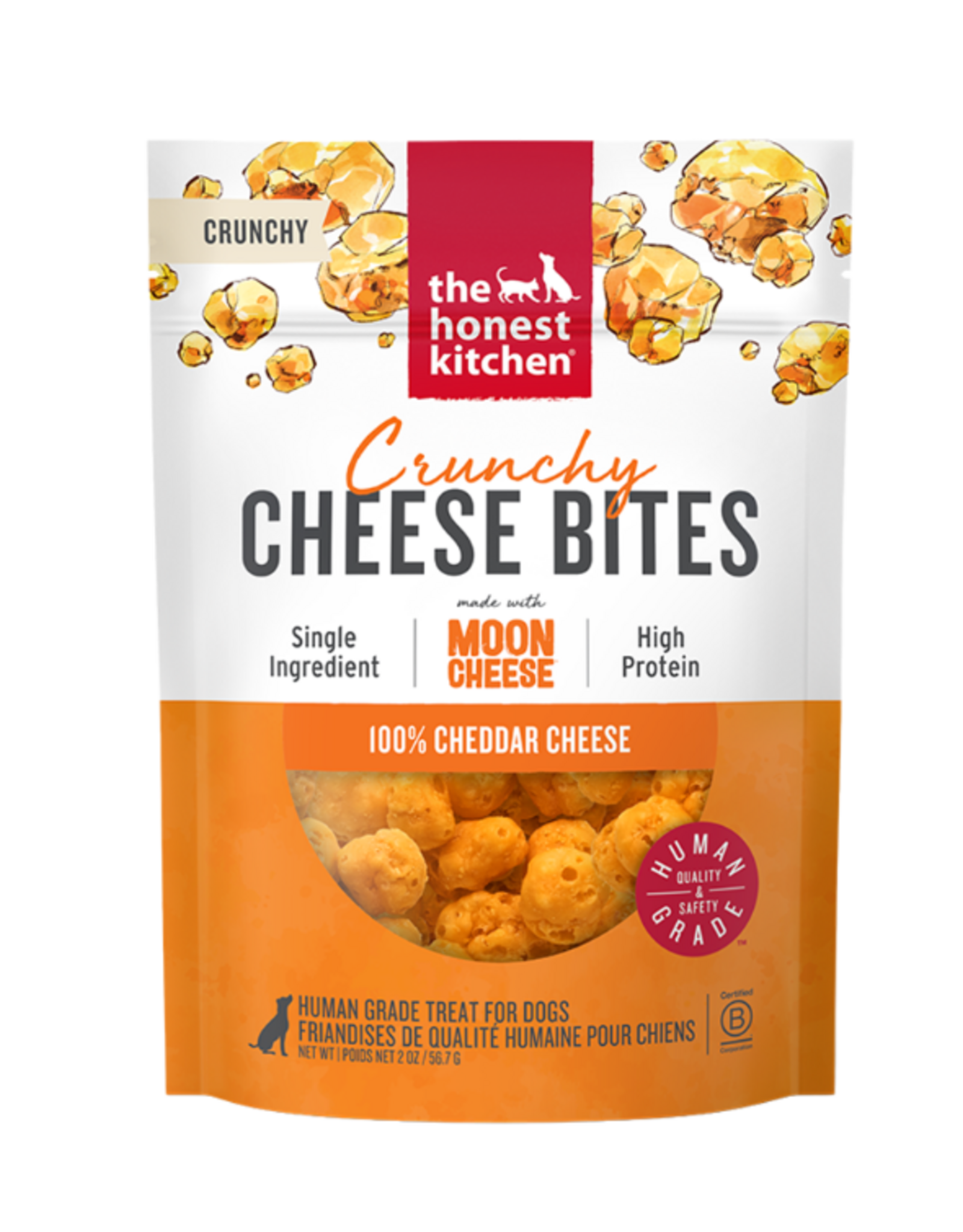 The Honest Kitchen The Honest Kitchen Crunchy Cheddar Cheese Bites Dog Treats - 2 oz