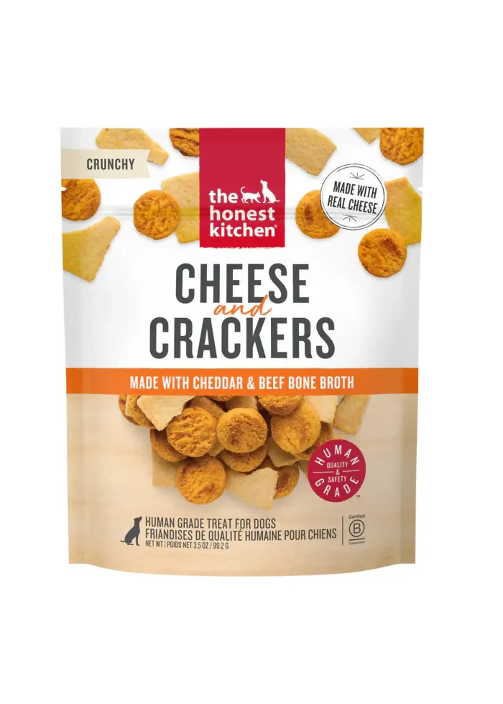 The Honest Kitchen The Honest Kitchen Crunchy Cheese & Crackers with Cheddar & Beef Bone Broth Dog Treats - 3.5 oz