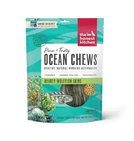 The Honest Kitchen The Honest Kitchen Ocean Chews Hearty Wolffish Skins Large - 6 oz