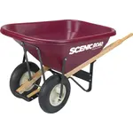 SCENIC ROAD DUAL WHEEL WHEELBARROW RIBBED TIRE