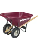 SCENIC ROAD DUAL WHEEL WHEELBARROW RIBBED TIRE