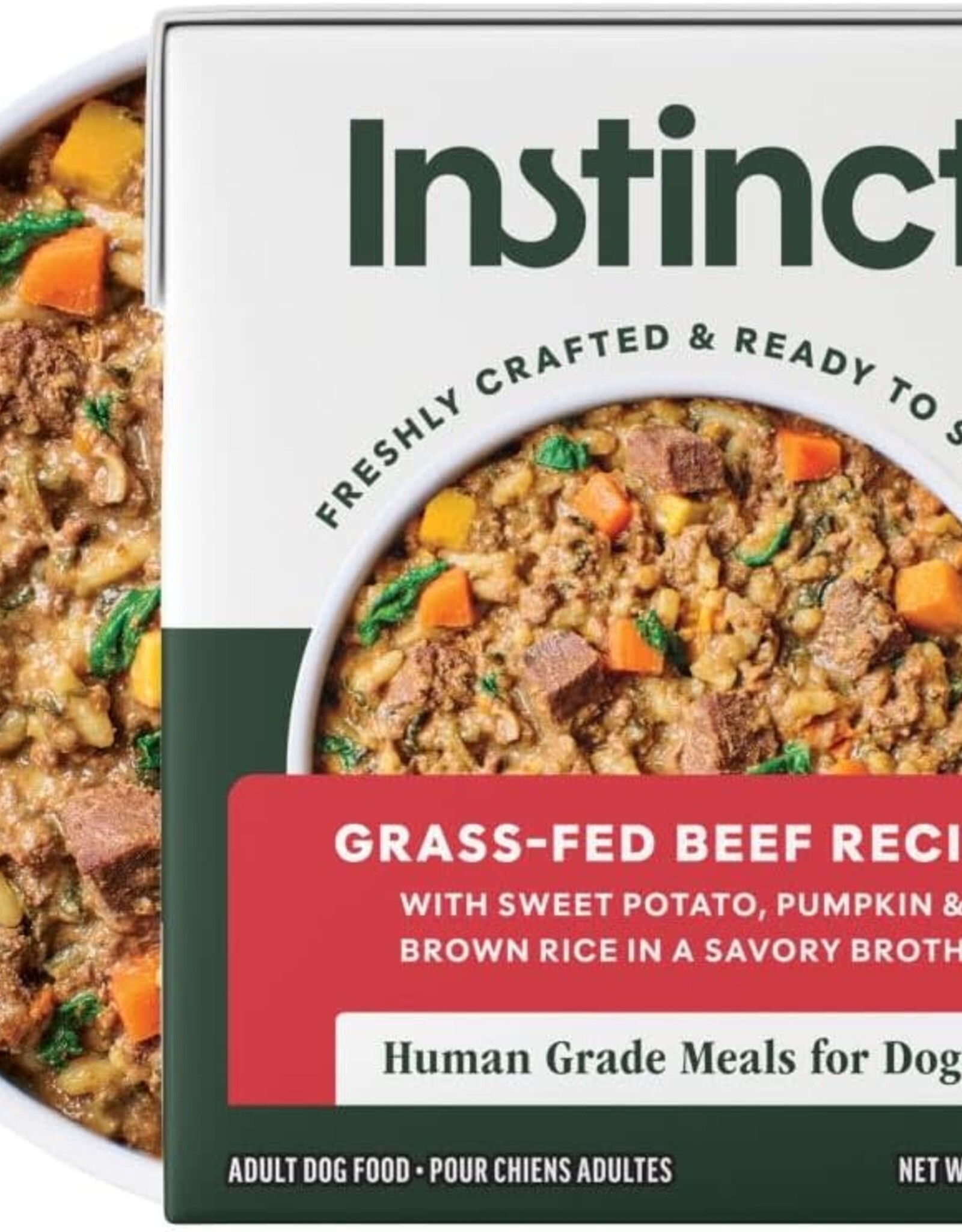 Instinct Instinct Freshly Crafted Grass Fed Beef Dog Food - 11 oz, Case of 12