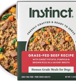 Instinct Instinct Freshly Crafted Grass Fed Beef Dog Food - 11 oz, Case of 12