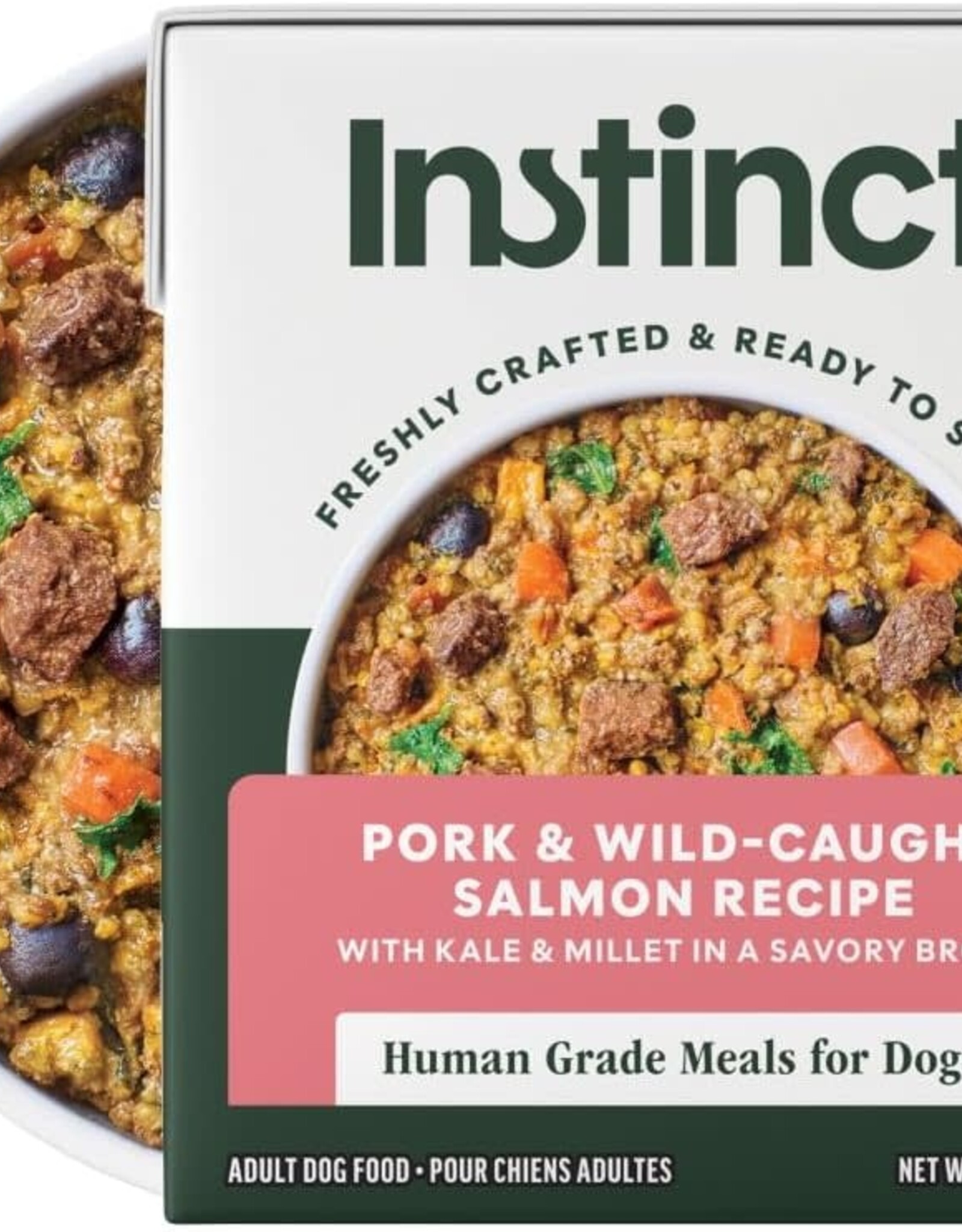 Instinct Instinct Freshly Crafted Pork & Wild-Caught Salmon Dog Food - 11 oz, Case of 12