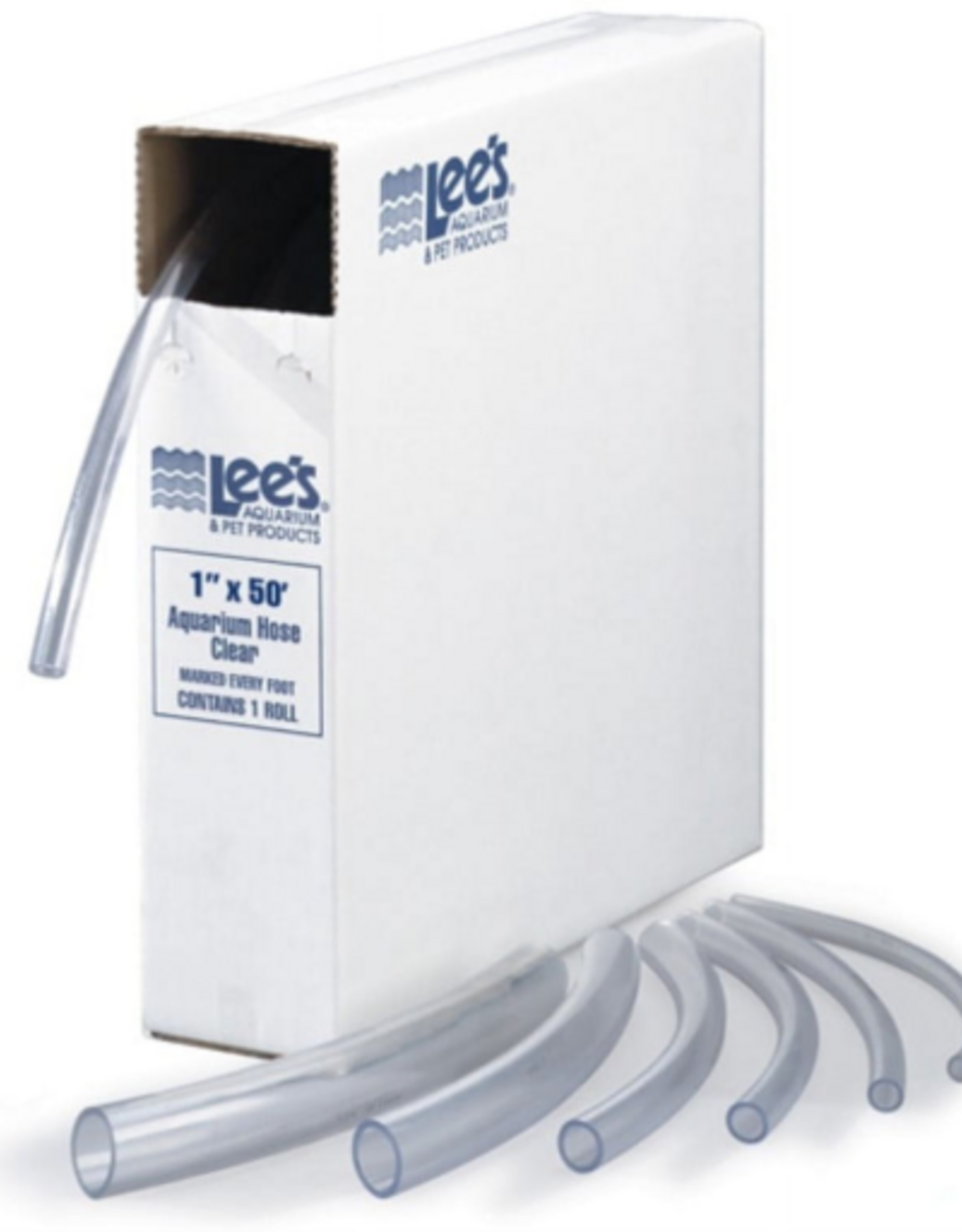 Lee's Aquarium & Pets Clear Tubing Flexible - 1" Diameter - sold by the foot, (50' Long)
