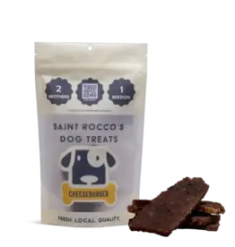 Saint Rocco's Cheeseburger Dog Treats - 8 oz