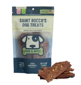 Saint Rocco's Pork & Apple Dog Treats - 3 oz