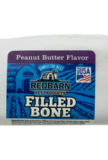 Redbarn REDBARN STUFFED BONE 2-3" PEANUT BUTTER