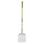 Ames 10-Tine Welded Steel Bedding Fork with Hardwood Handle - 61 Inch