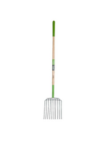 Ames 10-Tine Welded Steel Bedding Fork with Hardwood Handle - 61 Inch