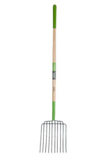 Ames 10-Tine Welded Steel Bedding Fork with Hardwood Handle - 61 Inch