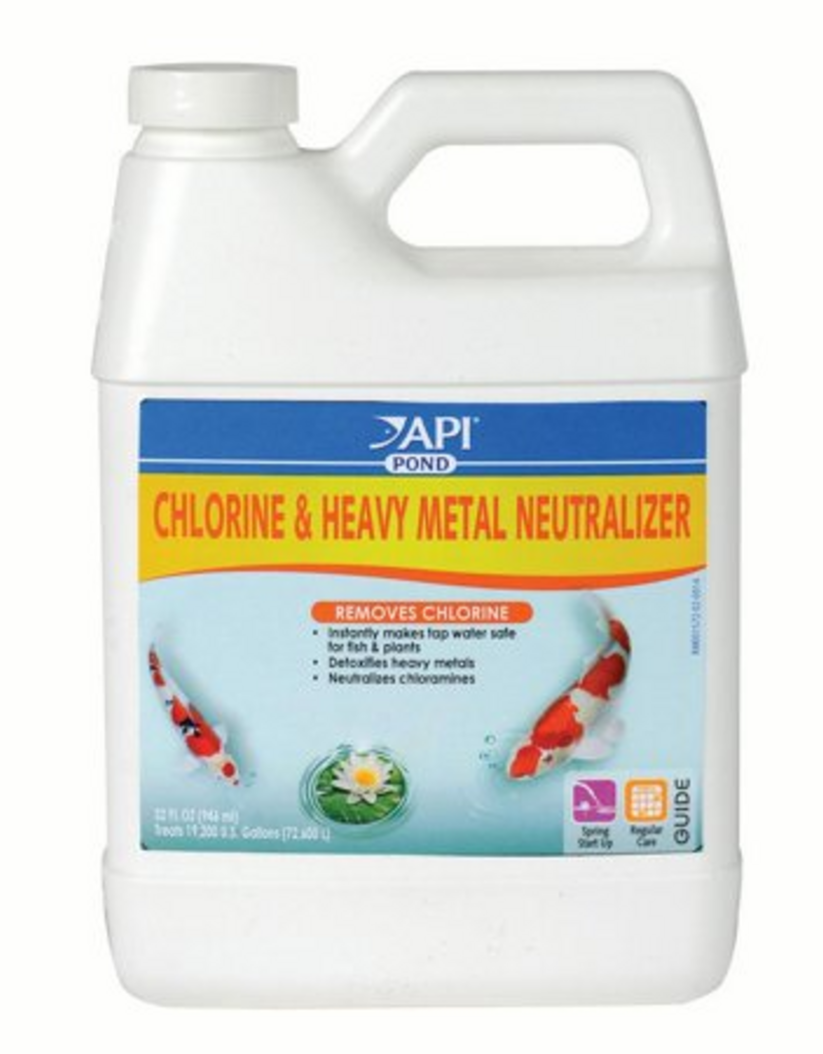 API POND CHLORINE & HEAVY METAL NEUTRALIZER 32 OZ