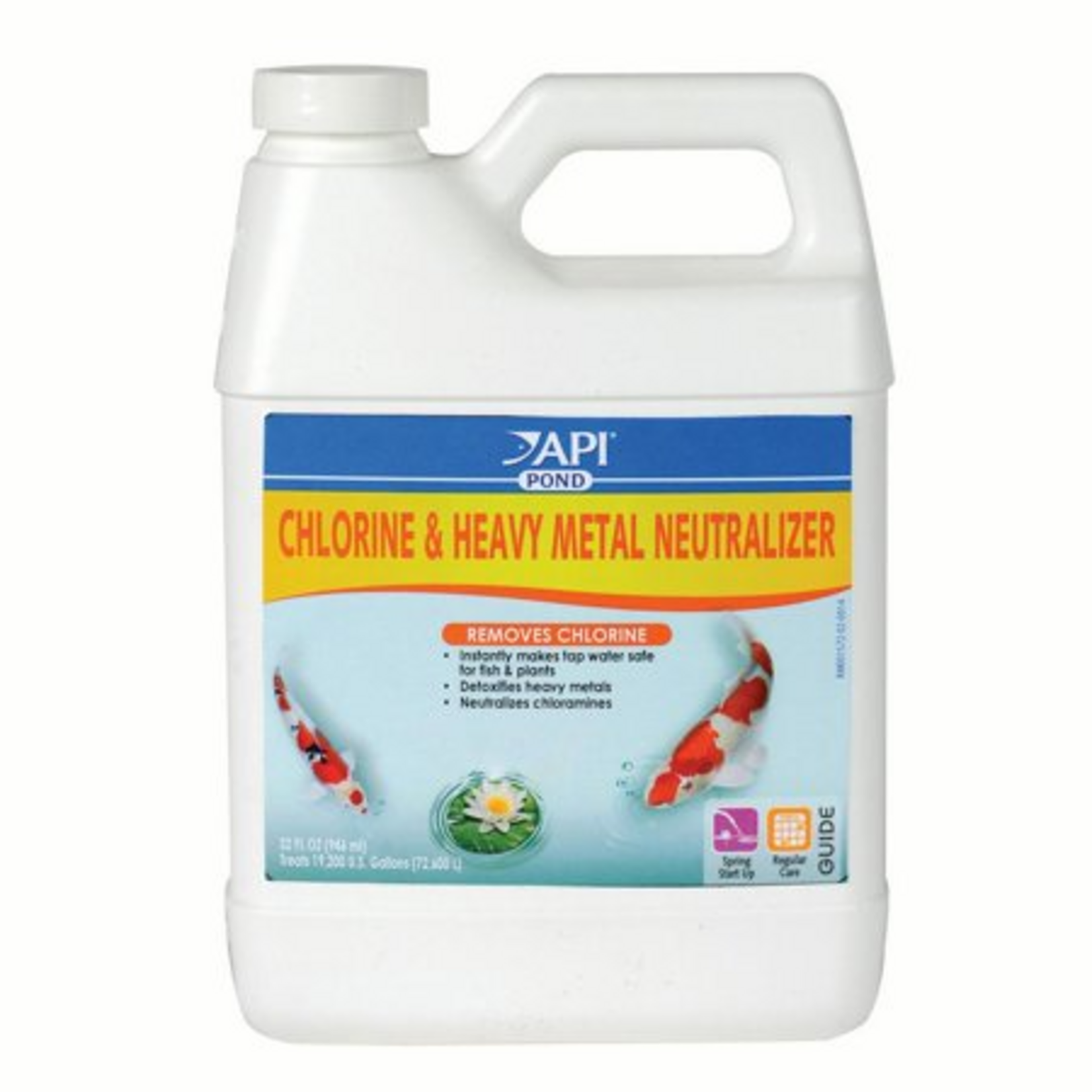 API POND CHLORINE & HEAVY METAL NEUTRALIZER 32 OZ