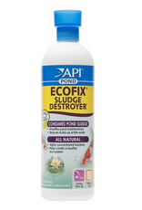 API API Pond ECOFIX SLUDGE DESTROYER Bacterial Cleaner Pond Water Clarifier & Sludge Remover Treatment - 16 oz