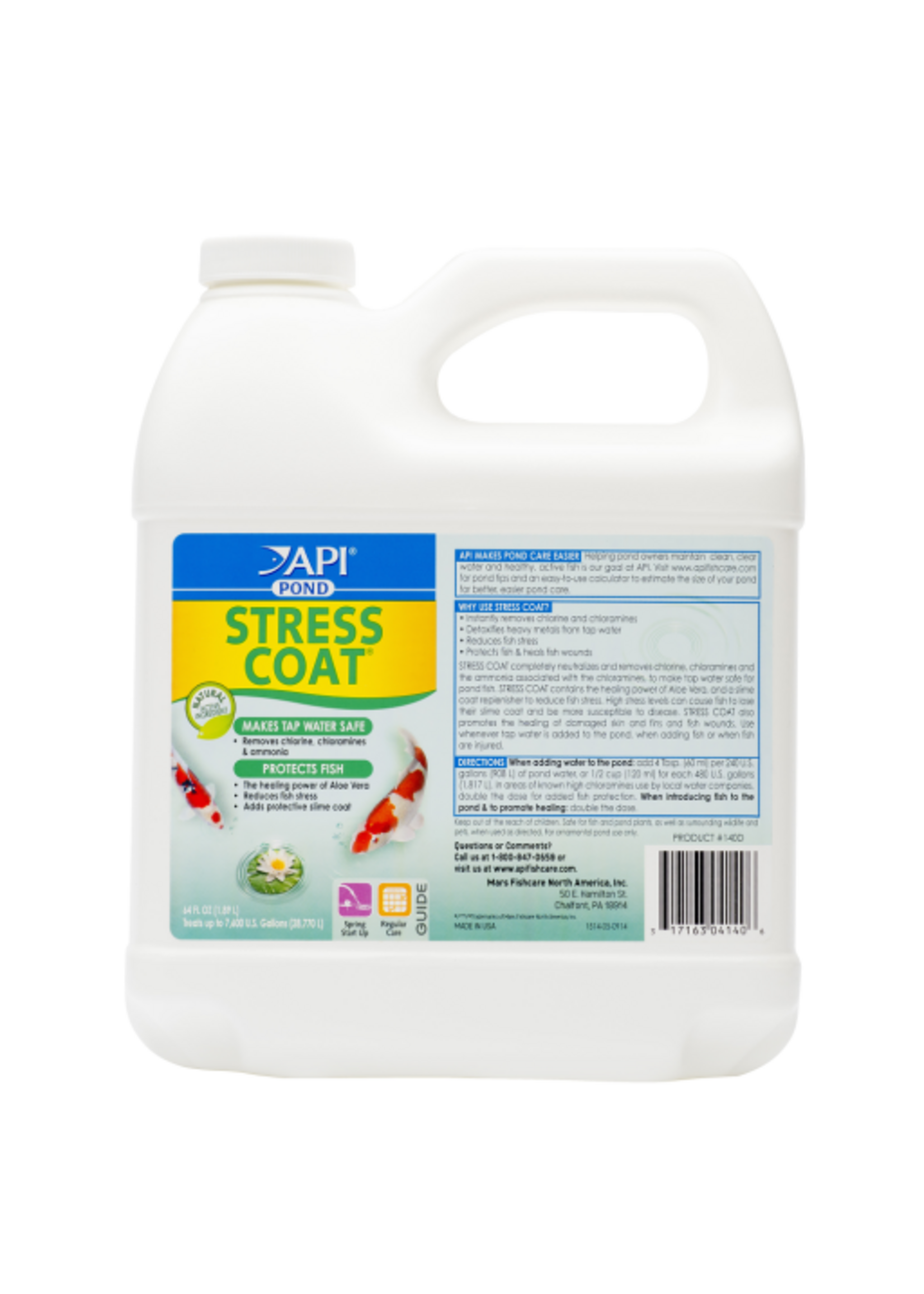 API API Pond Stress Coat Pond Water Conditioner - 64 oz