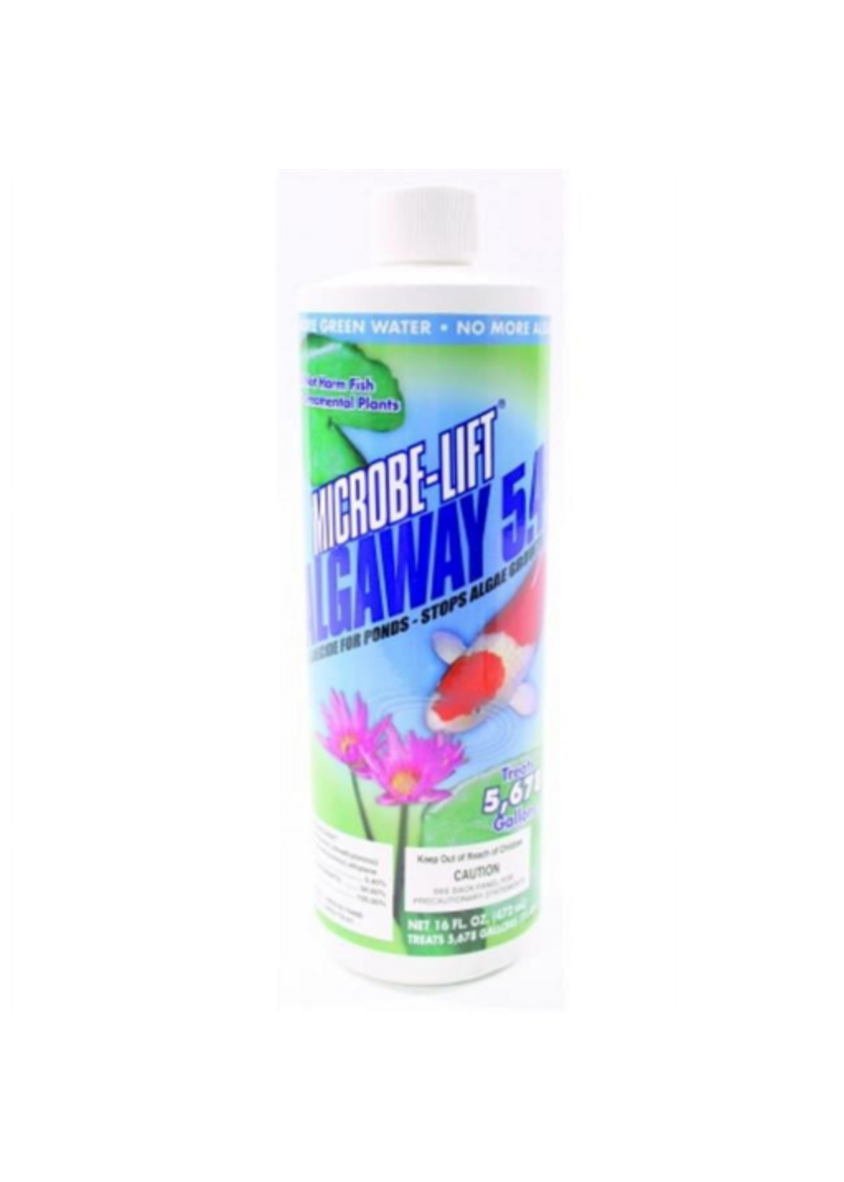 Ecological Labs Microbe-Lift Algaway 5.4 ALGAECIDE for Ponds - 16 oz