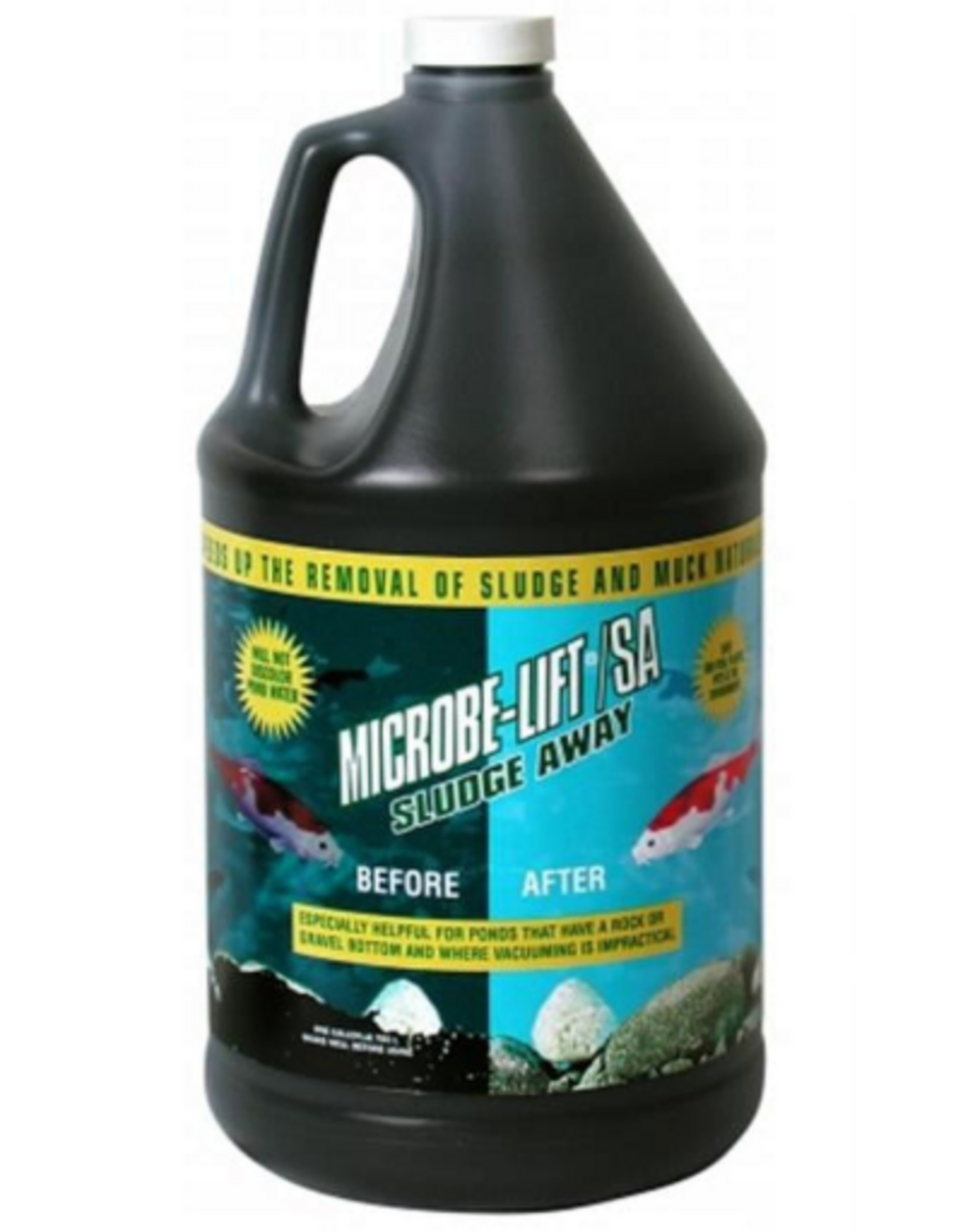 Ecological Labs Microbe-Lift Pond Sludge Away: Natural Pond Cleaner for Fish and Plants - 1 Gallon