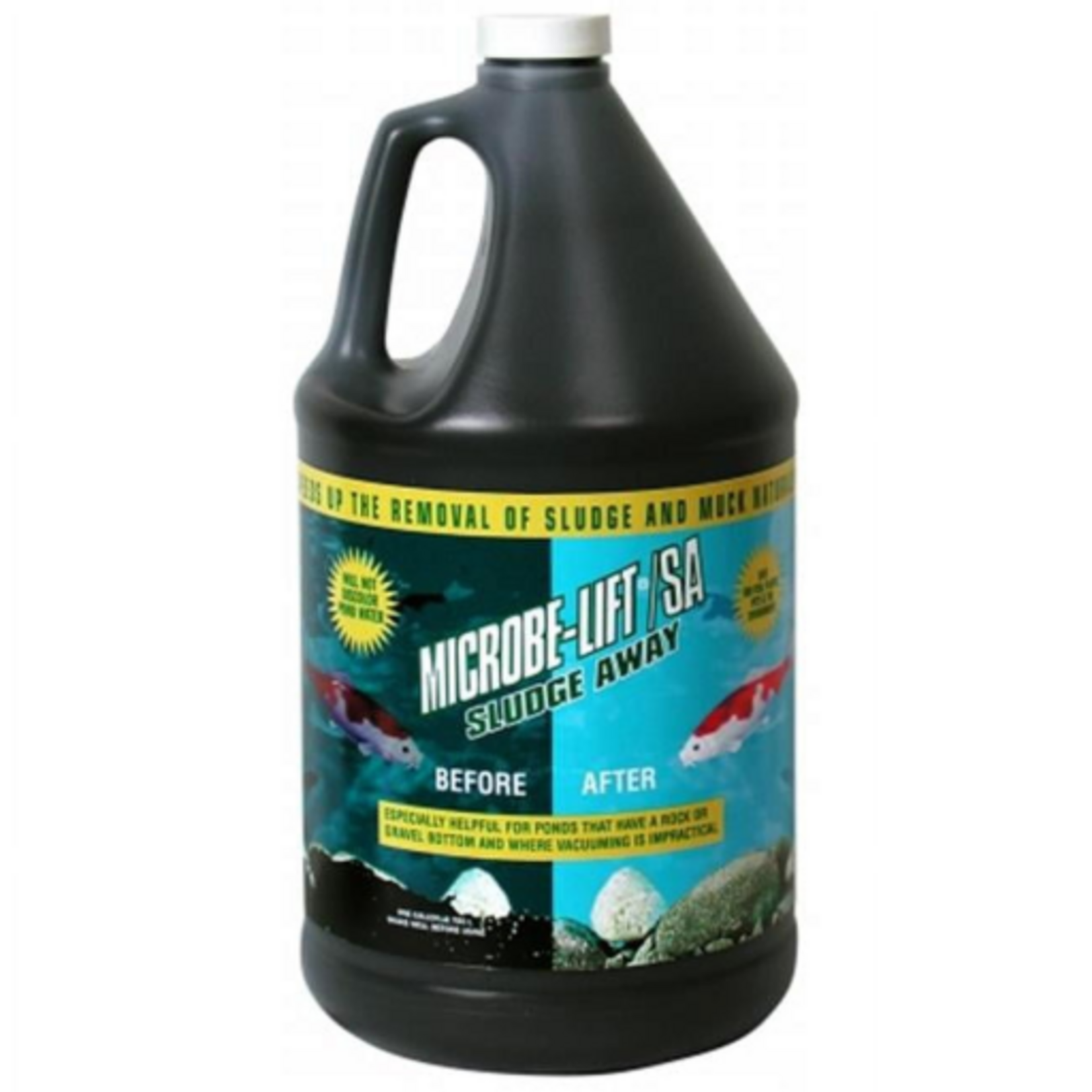 Ecological Labs Microbe-Lift Pond Sludge Away: Natural Pond Cleaner for Fish and Plants - 1 Gallon