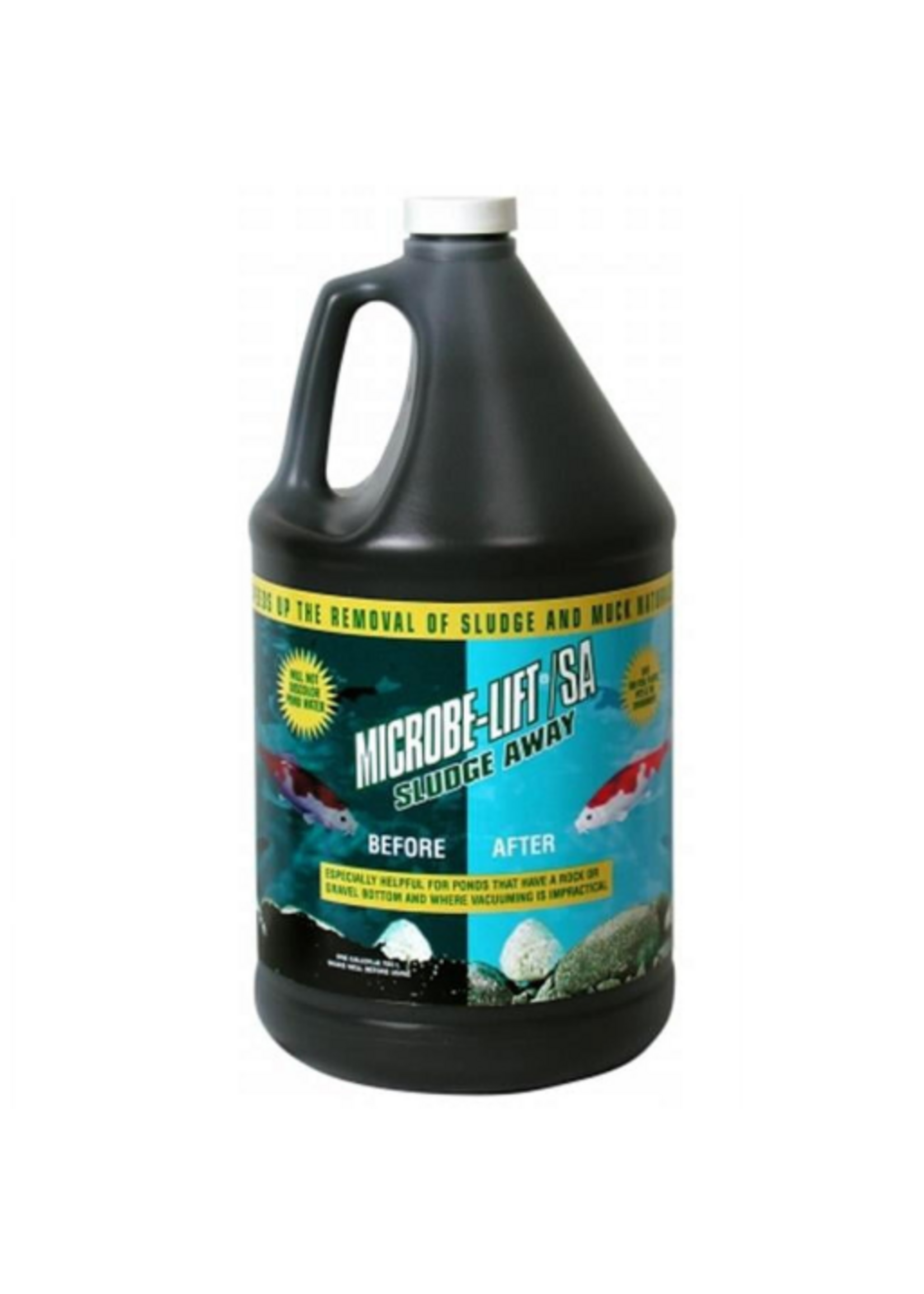 Ecological Labs Microbe-Lift Pond Sludge Away: Natural Pond Cleaner for Fish and Plants - 1 Gallon