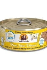 Weruva Weruva Pate Press Your Dinner! Chicken Breast Dinner in a Hydrating Puree Wet Cat Food, 5.5 Oz., Case of 8
