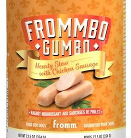 Fromm Frommbo Gumbo Hearty Stew with Chicken Sausage for Dogs - 12.5 Oz, Case of 12