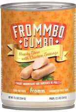 Fromm Frommbo Gumbo Hearty Stew with Chicken Sausage for Dogs - 12.5 Oz, Case of 12