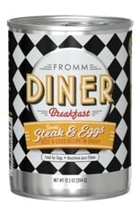 Fromm Fromm Diner Breakfast Sam's Steak & Eggs Beef & Eggs Recipe in Gravy Dog Food - 12.5 Oz, Case of 12