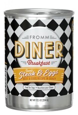 Fromm Fromm Diner Breakfast Sam's Steak & Eggs Beef & Eggs Recipe in Gravy Dog Food - 12.5 Oz, Case of 12