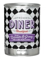 Fromm Fromm Diner Breakfast Betty's Biscuits & Gravy Pork & Eggs Recipe in Gravy Dog Food - 12.5 Oz, Case of 12