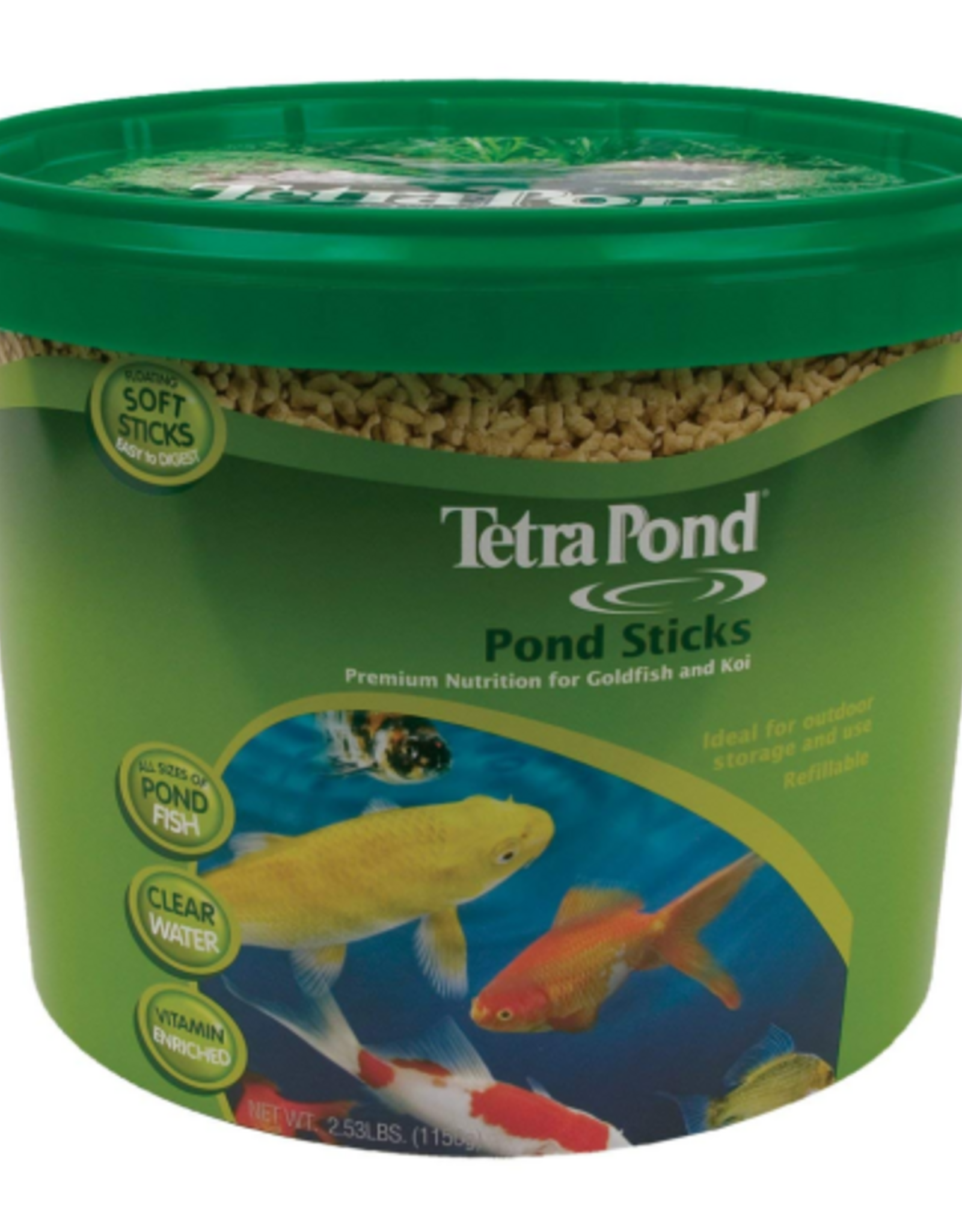 Tetra TetraPond Sticks Pond Fish Food  for Goldfish and Koi - 2.65 lb