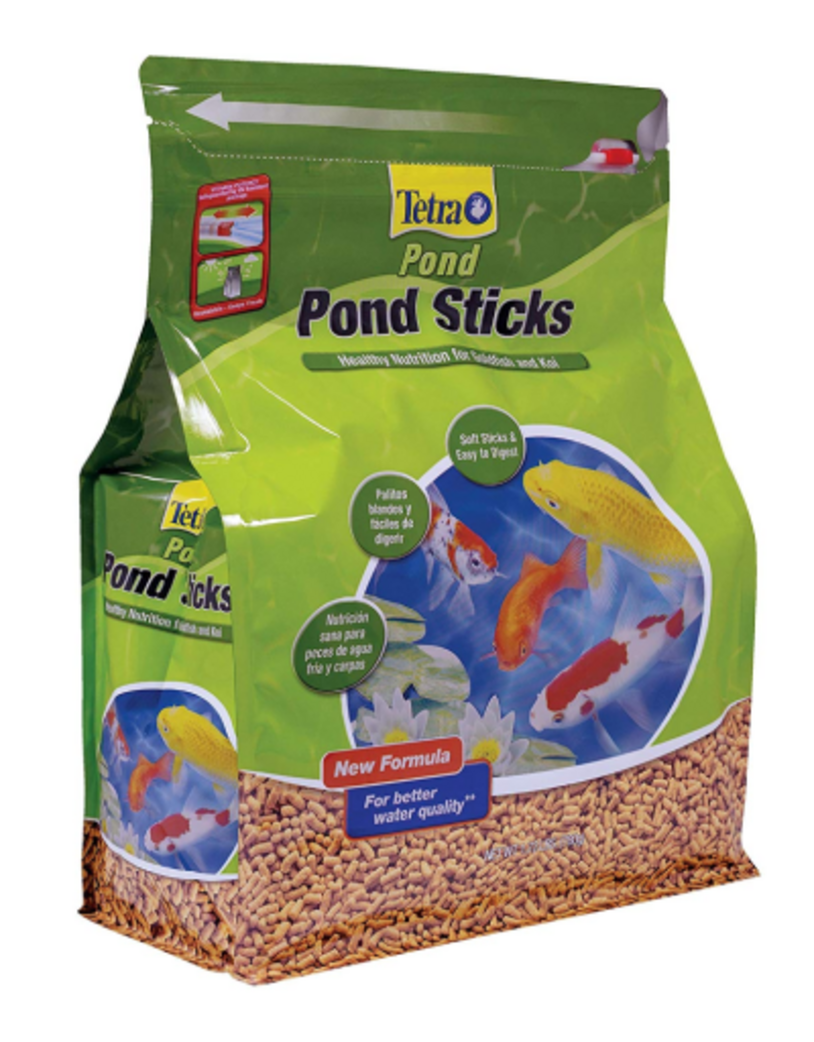 Tetra TetraPond Pond Sticks Pond Fish Food For Goldfish And Koi - 1.72 lb