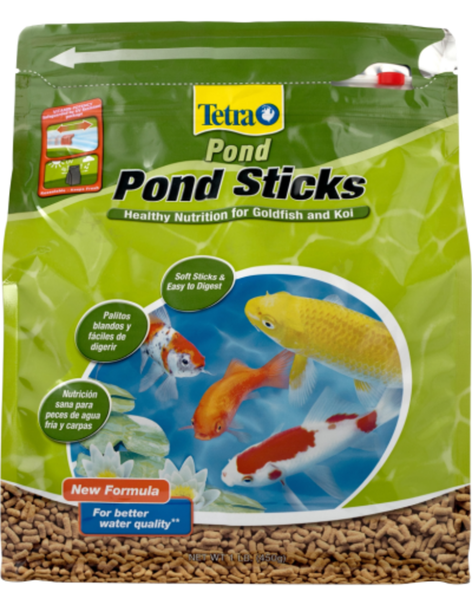Tetra TetraPond Sticks Pond Fish Food  for Goldfish and Koi - 1 lb