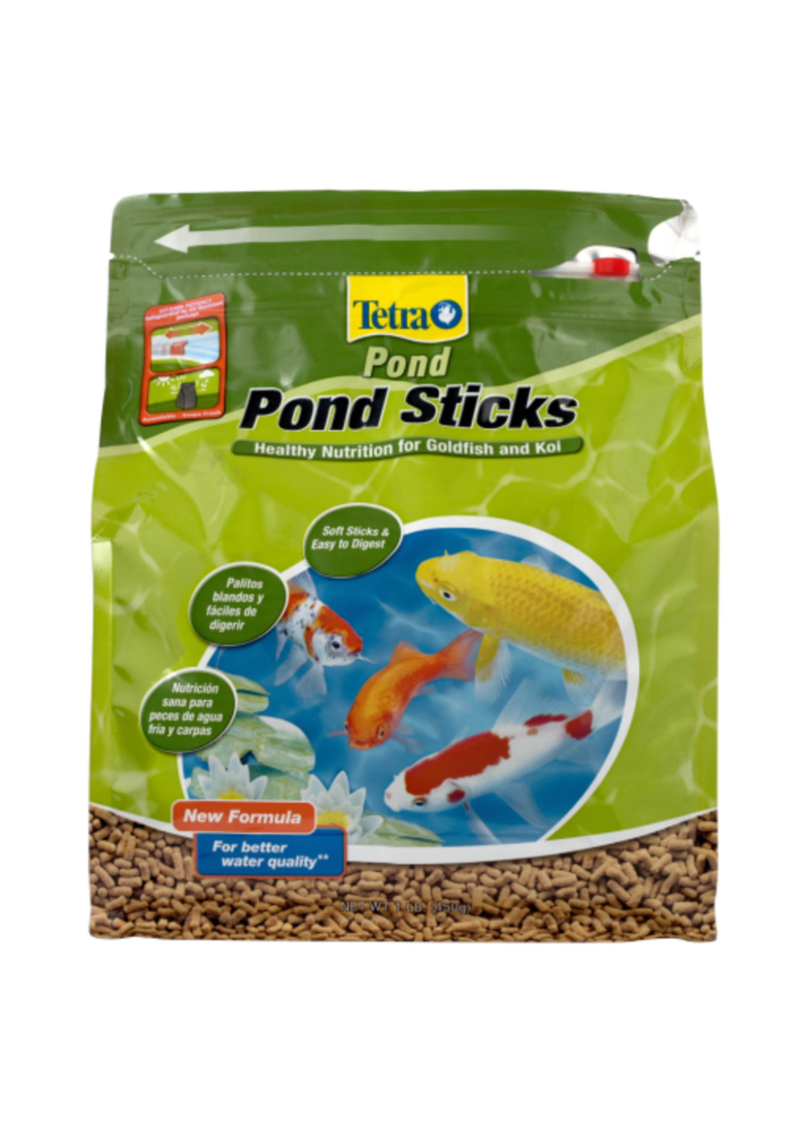 Tetra TetraPond Sticks Pond Fish Food  for Goldfish and Koi - 1 lb