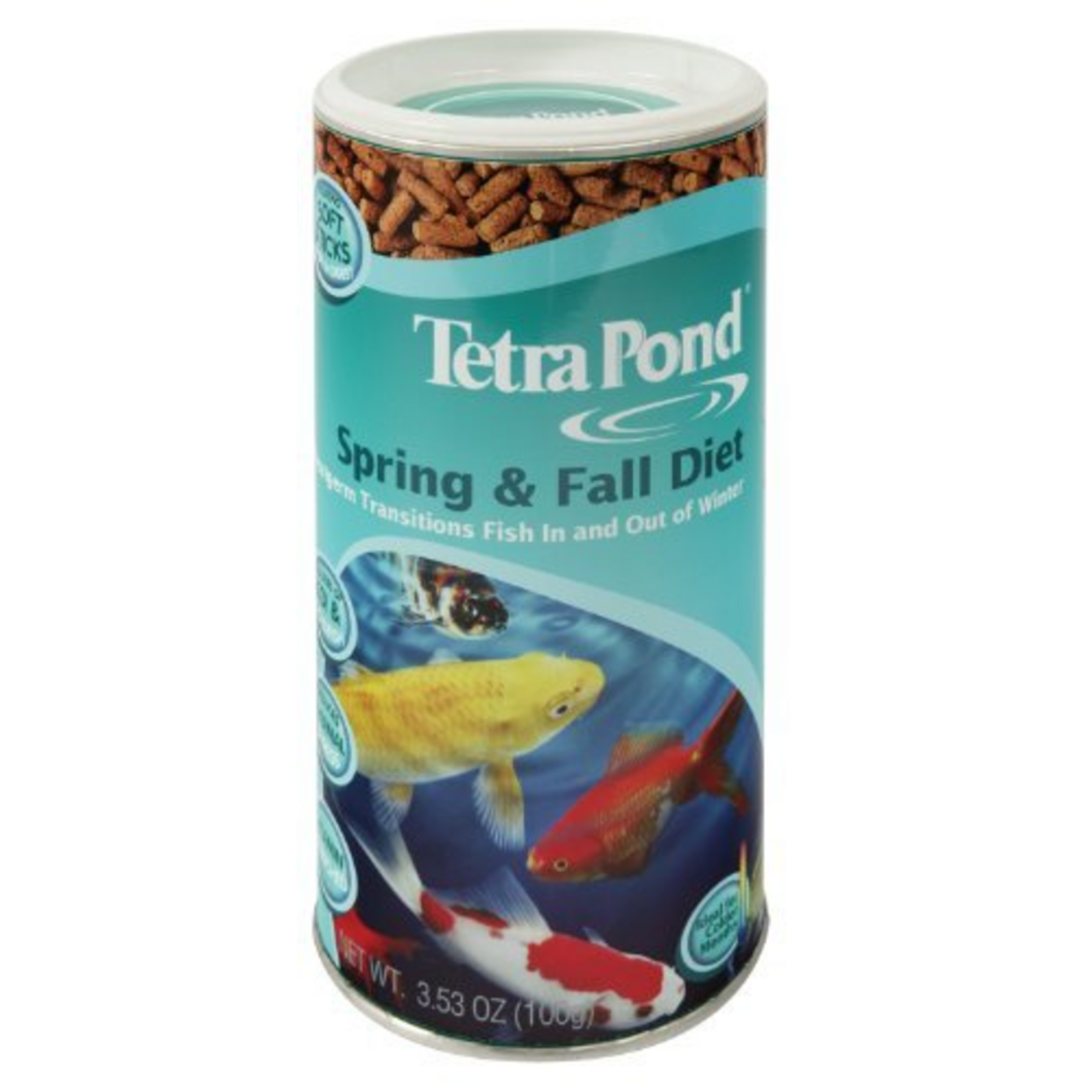 Tetra TetraPond Spring And Fall Diet Pond Fish Food For Goldfish And Koi - 7.05 oz
